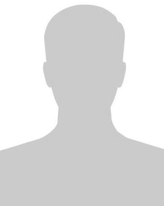 A default profile picture of a person with short hair